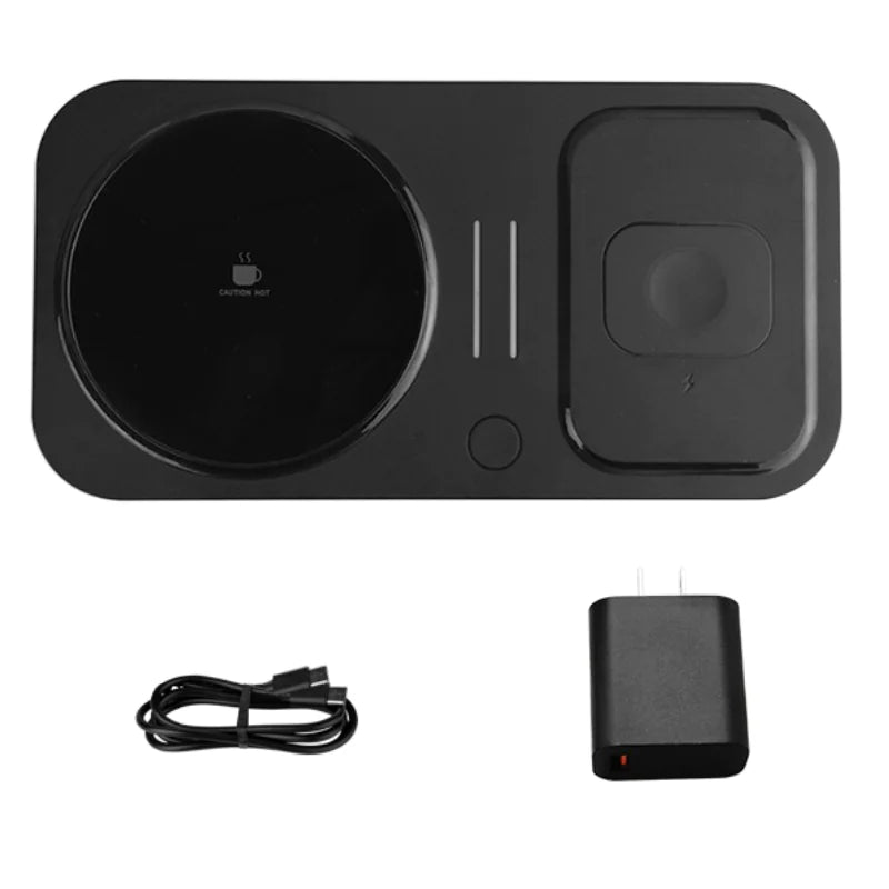 4-in-1 Wireless Charger & Heating Coaster