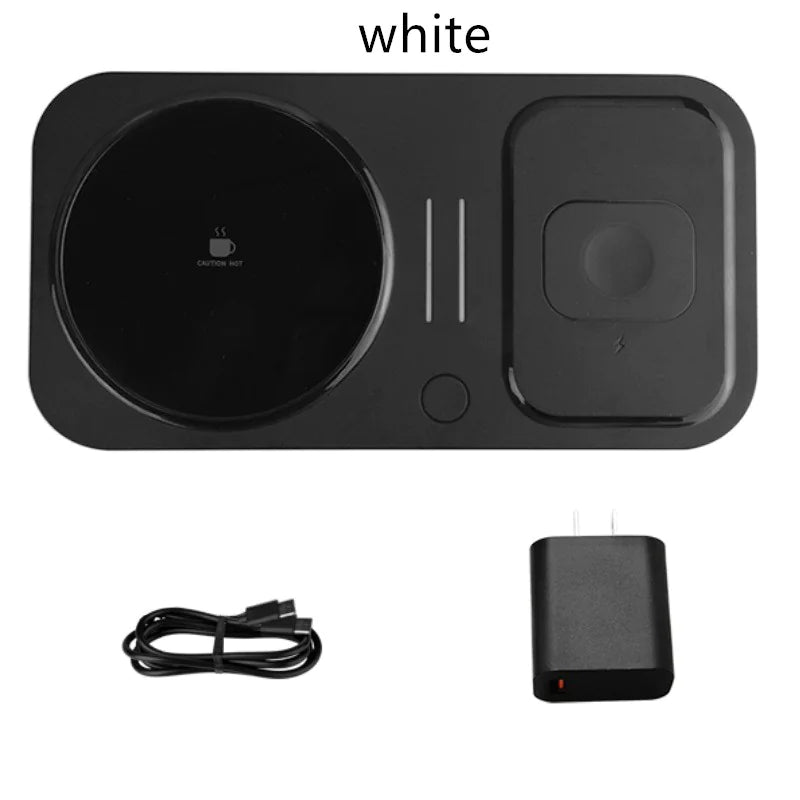 4-in-1 Wireless Charger & Heating Coaster
