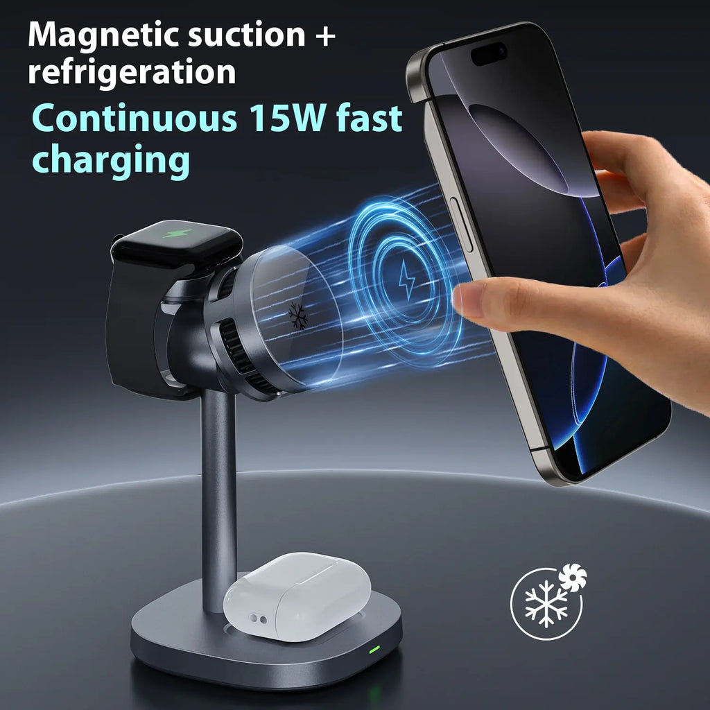 3-in-1 Magnetic Fast Charging Stand