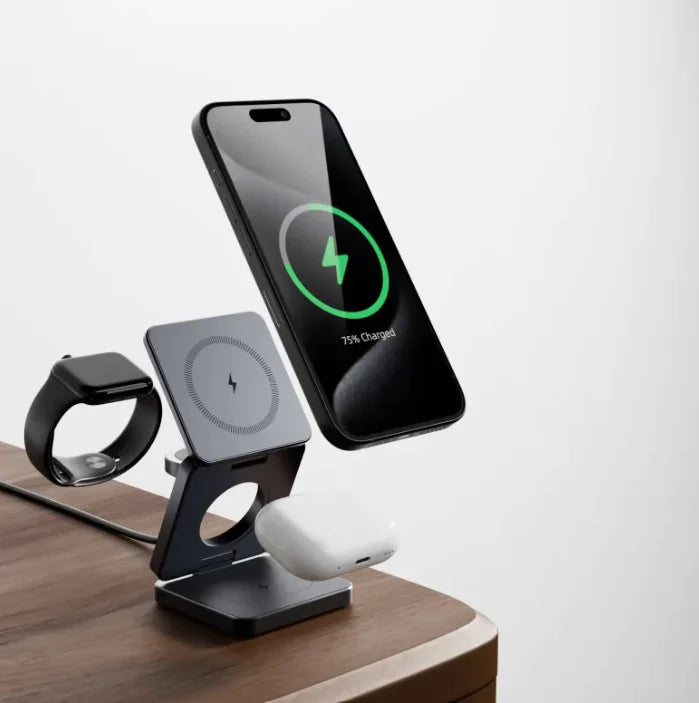 Foldable 3 in 1 Magnetic Charging Station